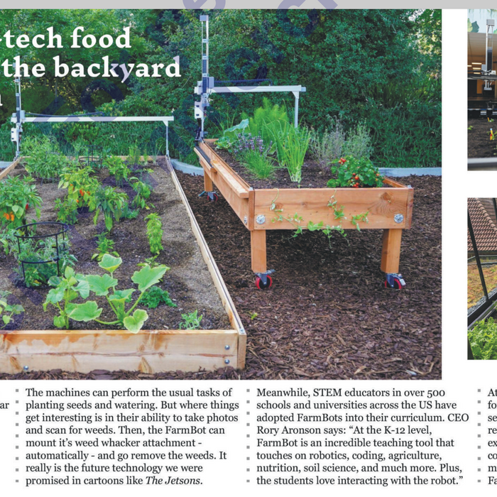 FarmBot Featured in USA Today Department of Agriculture Special Edition