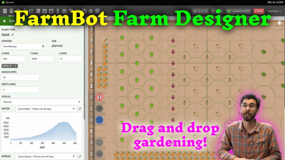 New Video: FarmBot Farm Designer