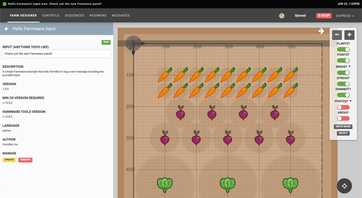 Farmbot Ui June 24, 2020 Software Update — FarmBot