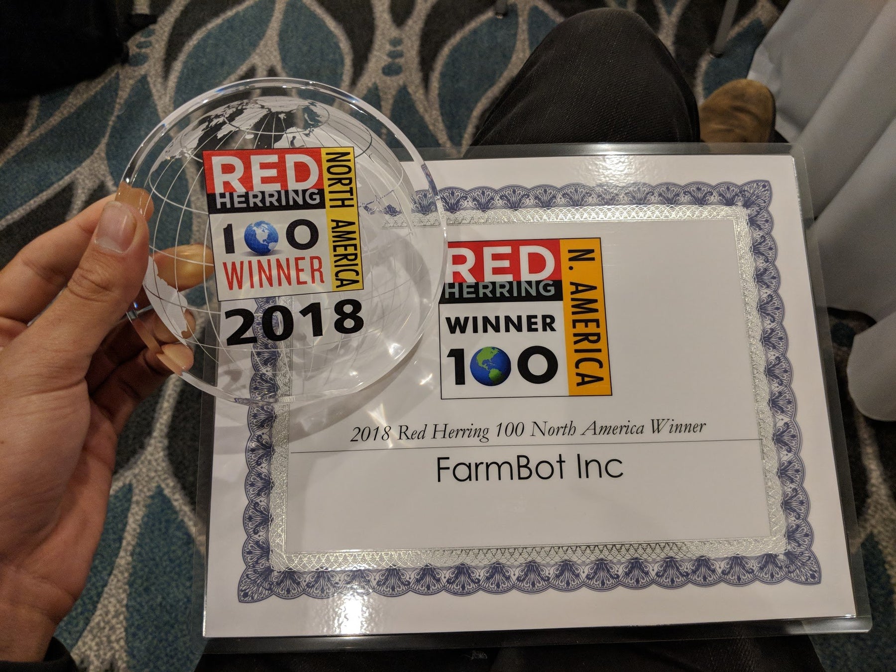FarmBot Chosen as a 2018 Red Herring Top 100 North America Winner