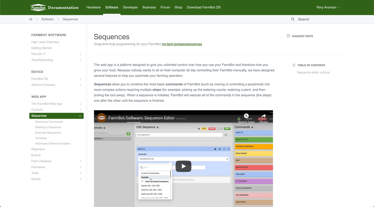 v8 Software Documentation — FarmBot