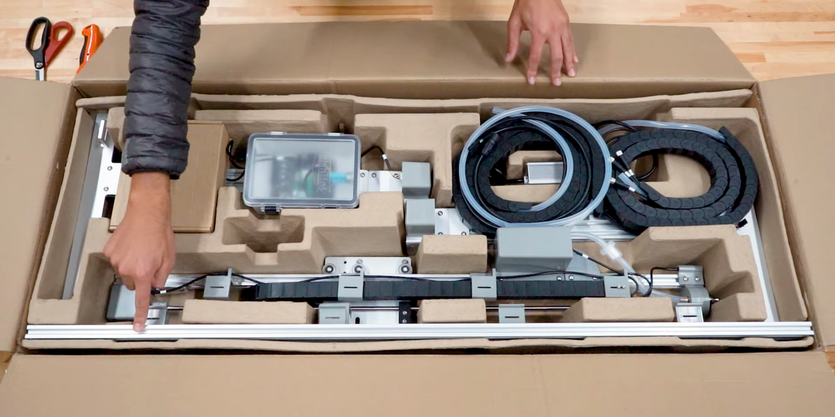 FarmBot Express v1.1 Unboxing and Assembly