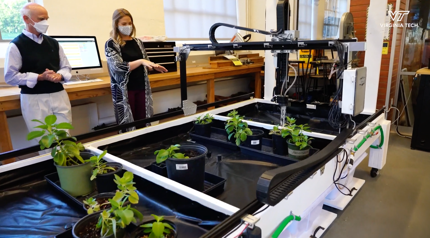 Virginia Tech professor helps middle schoolers develop hands-on skills with FarmBot