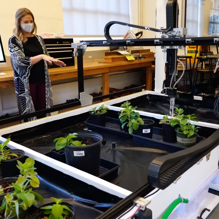 Virginia Tech professor helps middle schoolers develop hands-on skills with FarmBot