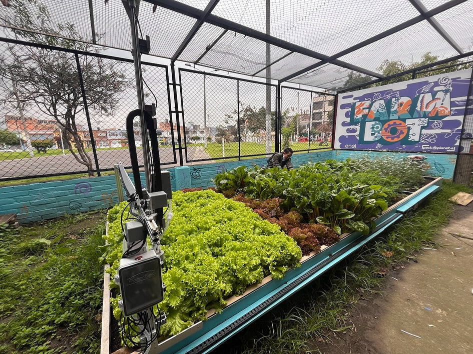 Simbot Farm FarmBot provides hands on learning in schools in the US and abroad